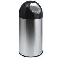 40 Litre Bullet Bin - Stainless Steel