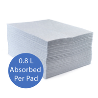 Oil-Only Absorbent Pads - 50cm x 40cm - Pack of 100