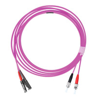 BlueOptics Duplex LWL Patchkabel ST-E2000 Multimode OM4 0.5 Meter