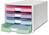HAN Schubladenbox IMPULS A4/C4 1013-129 weiss/pastell, 4 Schubladen