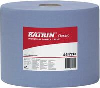 Artikeldetailsicht KATRIN KATRIN Putzpapierrolle blau 3-lagig 220x380mm 1000 Blatt