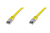 DIGITUS CAT 5e SF-UTP patch cable. Cu AWG 26/7. Color yellow. Length 0.5m