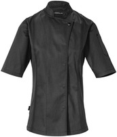 Damenkochjacke Carter Halbarm; Kleidergröße 54; schwarz