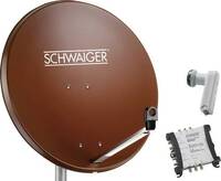 Schwaiger SPI9962SET5 SAT berendezés vevő nélkül Résztvevők száma: 6 80 cm