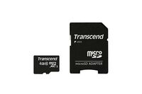 MicroSD Card SDHC 4GB + Adapte TS4GUSDHC10, 4 GB, MicroSDHC, Class 10, 45 MB/s, Shock resistant,Static proof,Temperature proof,Waterproof,