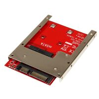 MSATA SSD TO 2.5 SATA ADAPTER mSATA SSD to 2.5in SATA Adapter Converter, SATA, mSATA, Black,Red,Silver, CE, FCC, 6 Gbit/s, -40 - 85 °C
