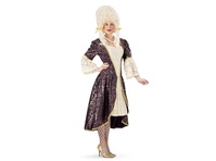 déguisement baroque bernadette violet femme taille l