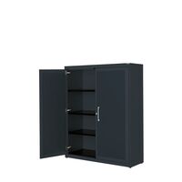 Double door cupboard, acoustically effective