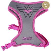 ARNÉS PARA PERROS XXS/XS WONDER WOMAN DARK PINK