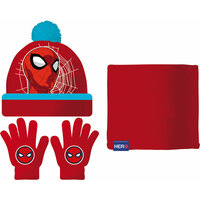 SET GORRO/BUFF/GUANTES BEBÉ 44/46 SPIDER-MAN "GREAT POWER"