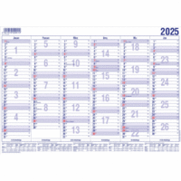 Tafelkalender A5 12 Monate Kalendarium 2025