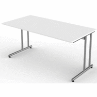 Schreibtisch start up BxT 160x80cm weiß