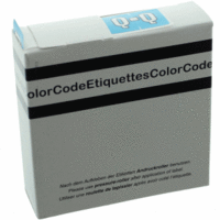 Color Buchstaben-Signale Q (Farbsystem Leitz/Elba) hellblau VE=250 Stück