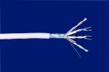 Cat.6A/Cat.7 600 MHz XG PiMF duplex kompaktkábel (F/FTP), LSZH fehér köpeny, (CP