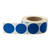 Markierungspunkte Ø 50 mm, blau, 1.000 runde Etiketten auf 1 Rolle/n, 3 Zoll (76,2 mm) Kern, Folienpunkte permanent, Verschlussetiketten