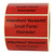 Versandaufkleber - Attention, Vorsicht/Small Parts/Kleinteile - 100 x 50 mm, 1.000 Warnetiketten, Papier rot
