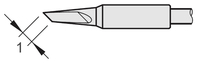 Lötspitze messerförmig, 1 x 0,2 mm, C105120