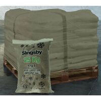 Brown de-icing rock salt 40 x 25kg bags