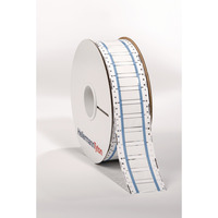 Schrumpfschlauchmarkierer im Leiterformat für Thermotransferdruck 2:1 (2.4 mm/1.2 mm) weiß 50 mm