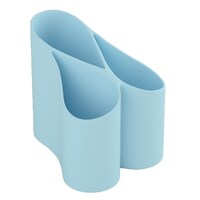 Írószertartó ICO Lux műanyag pasztell kék