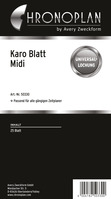 Chronoplan Karo Blatt, Midi, weiß