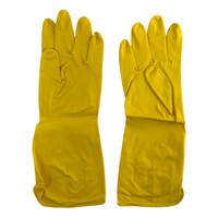 Professional Medium Yellow Household Rubber Gloves - Pair