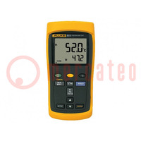 Multiméter: hőmérséklet; digitális; LCD; -200÷1372°C; 173x86x38mm