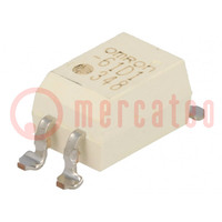 Relay: solid state; SPST-NO; Icntrl: 25mA; 500mA; max.60VAC; SMT