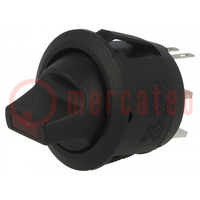 ROCKER; SPST; Pos: 2; ON-OFF; 6A/250VAC; nero; LED; 2V; Corpo: nero