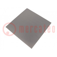 Shielding mat; 240x240x0.1mm; Permeability: 100; self-adhesive
