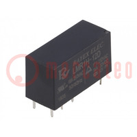 Relay: electromagnetic; SPDT; Ucoil: 12VDC; 16A; 16A/250VAC; PCB