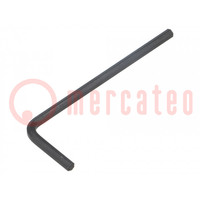 Wrench; hex key; HEX 2,5mm; Overall len: 57mm