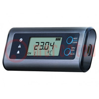 Data logger; pressure,temperature,humidity; ±0.2°C; ±1.5%; IP4X