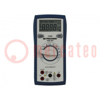 Digital multimeter; LCD; 3,75 digit (4000); 2x/s; 0÷50°C