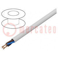 Wire; BiTprotect,YTDY; 4x0.5mm; round; solid; Cu; PVC; white