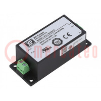 Power supply: switched-mode; for building in; 15W; 5VDC; 3A; OUT: 1