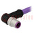 Plug; M12; PIN: 4; male; B code-Profibus; 7.5m; Insulation: PVC