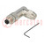 Connector: M8; male; PIN: 3; angled 90°; shielded; for cable; plug