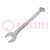 Wrench; combination spanner; 30mm; Overall len: 338mm