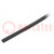 Insulating tube; fiberglass; black; -20÷155°C; Øint: 9mm