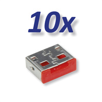 ROLINE USB-A Port Lock / Blocker 10x USB for 11.02.8330