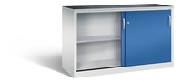 Werkzeug-Beistellschrank mit Schiebetüren, innen 2 x 1 Boden, H1000xB1600xT600mm