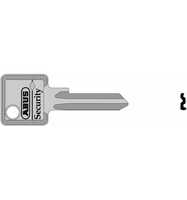 ABUS Schlüsselrohling, für Profilzylinder, 10023, eckig, Messing neusilber