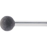 Produktbild zu LUKAS Schleifstift weich Normalkorund Form KU Kugel DIN 69170 Kopf ø 25 mm