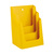 3-fach Prospekthalter DIN A4 / Tischprospektständer / Prospektaufsteller / Mehrfachständer / Flyerhalter | żółty, zbliżony do RAL 1003