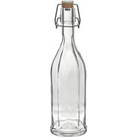 Produktbild zu Flasche mit Bügelverschluss, 10-Kant, Inhalt: 0,50 Liter