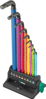 WERA 950/9 HEX-PLUS MULTICOLOUR 3 WINKELSCHLÜSSELSATZ 05133165001