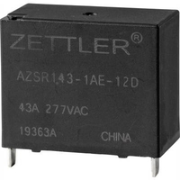 RELAIS DE PUISSANCE ZETTLER ELECTRONICS AZSR143-1AE-12D 12 V/DC 50 A 1 NO (T) 1 PC(S)