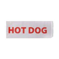 Wisefood - Papier Hot-Dog-Beutel - weiß 9 x 21 cm - 2000 Stück