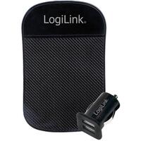 Logilink USB Kfz Netzteil, 2x USB-Port, 10.5W + Antirutschm.